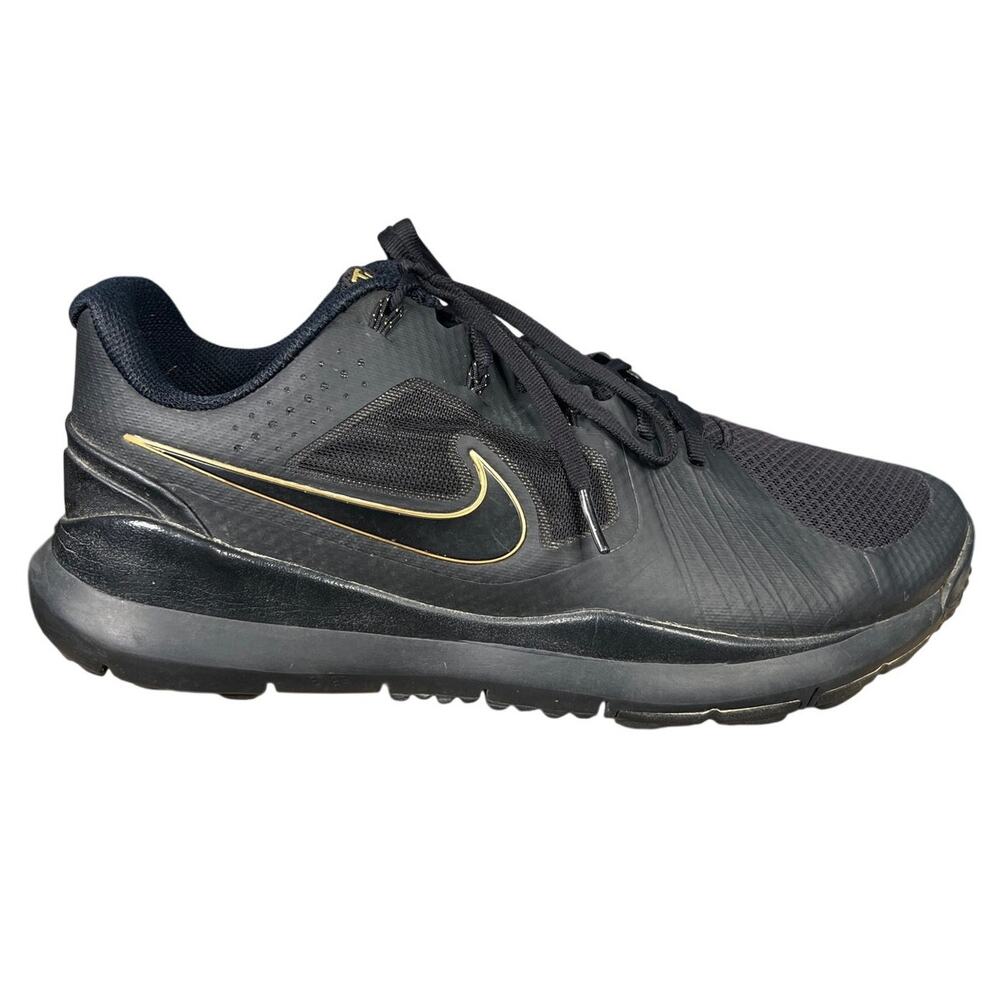 Vintage Nike Tiger Woods TW14 LE Black & Gold Golf Sneaker Size 11.5